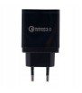ŁADOWARKA SIECIOWA SZYBKA QUICK CHARGE 3.0 3xUSB