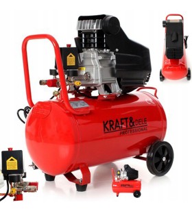 KOMPRESOR OLEJOWY SPRĘŻARKA 50L 3.8KM 8 BAR 230V
