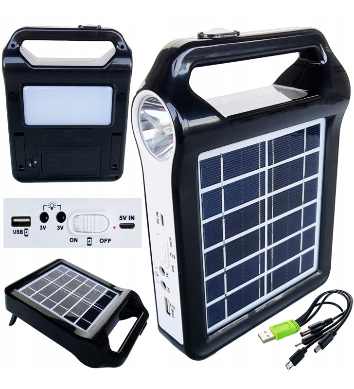POWERBANK SOLARNY ŁADOWARKA LATARKA SOLARA POWERBANK SOLARNY ŁADOWARKA LATARKA SOLARA