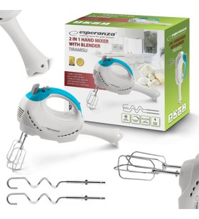 BBB BLENDER MIKSER RĘCZNY 2w1 MOC TURBO 4 KOŃCÓWKI