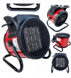 NAGRZEWNICA ELEKTRYCZNA DMUCHAWA FARELKA 2kW GRZEJNIK Z REGULACJA 2000W