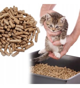 6L PELLET ŻWIREK DLA KOTA KRÓLIKA CHOMIKA Jasny 6L