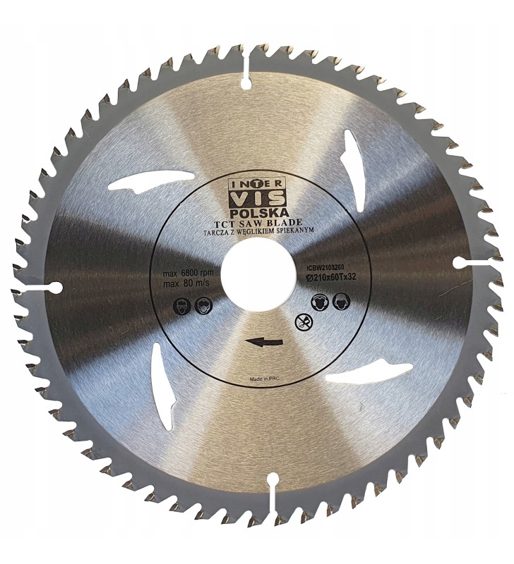 Tarcza WIDIOWA Do Drewna Piły Piła 210mm 32 60Z