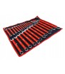25el KLUCZE PŁASKO OCZKOWE KLUCZE PŁASKIE ZESTAW KLUCZY Z GUMĄ +ETUI 6-36mm
