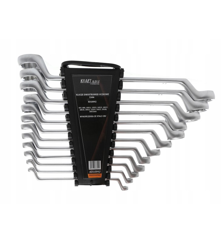 ZESTAW KLUCZE DWUSTRONNIE OCZKOWE 12 SZT 6-32mm ZESTAW KLUCZE DWUSTRONNIE OCZKOWE 12 SZT 6-32mm