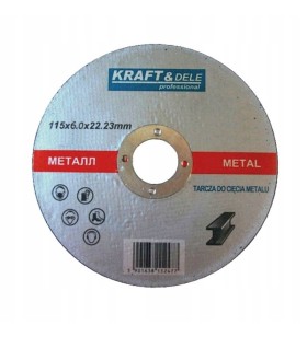TARCZA DO METALU 115 x 6,0 x 22,23mm ZESTAW 5szt.