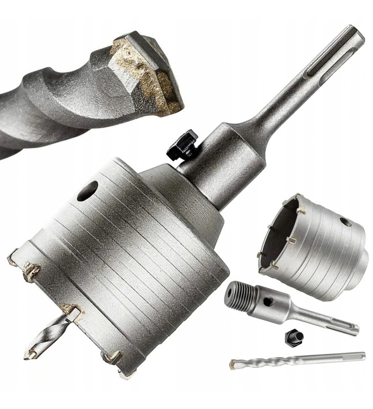 OTWORNICA 65 mm SDS PLUS FREZ DO BETONU KORONKA OTWORNICA 65 mm SDS PLUS FREZ DO BETONU KORONKA